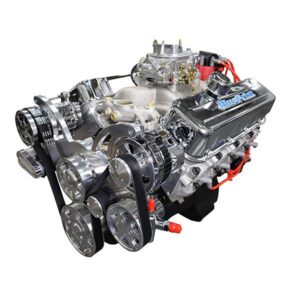 BluePrint Engines GM Small Block Compatible 454 C.I. Deluxe Dressed - Cruiser - Polished Pulley Kit - Carbureted