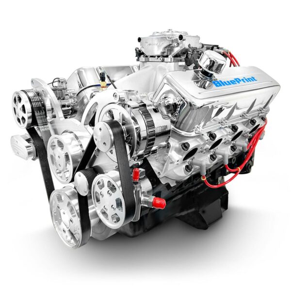 BluePrint Engines GM Small Block Compatible 496 C.I. Deluxe Dressed - Polished Pulley Kit - Fuel Injected