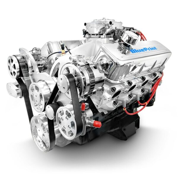 BluePrint Engines GM Small Block Compatible 454 C.I. Deluxe Dressed - Cruiser - Polished Pulley Kit - Fuel Injected
