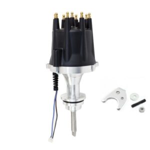 PRO SERIES 2 WIRE DISTRIBUTOR - MOPAR SB 273-360 - V8 ENGINE - BLACK CAP