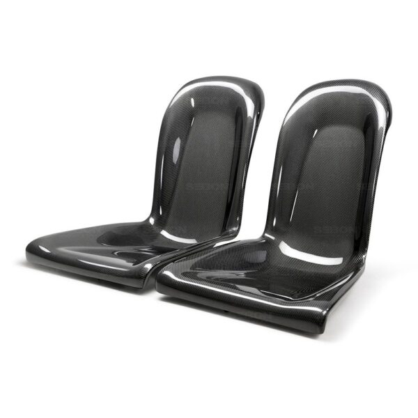 Seibon Carbon, BSP0910NSGTR, Carbon fiber rear seat panels for 2009-2010 Nissan GTR (pair)
