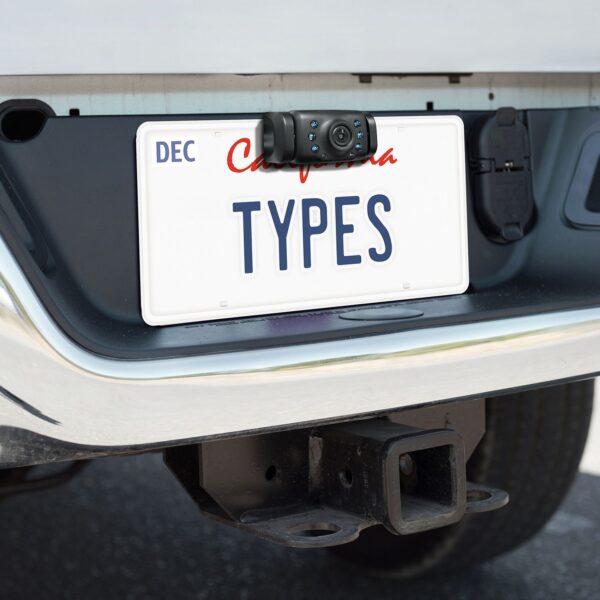 TYPE S Reverse light-powered backup cam, app-driven view via smartphone screen