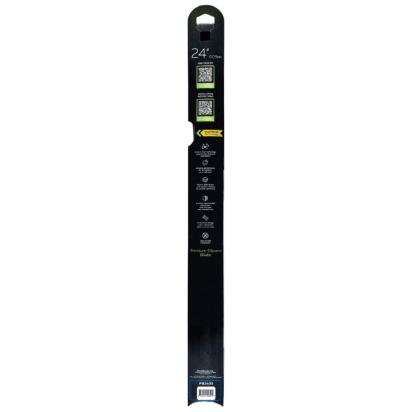 24" 610mm Black Edition Silicone Scrubblade Wiper Blade