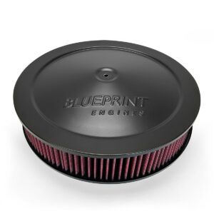 14" BluePrint Black Air Cleaner w/ 4500 Dominator Base - Black