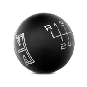 RTR Black Shift Knob - Gray Engraving (15-23 GT, EcoBoost, V6)