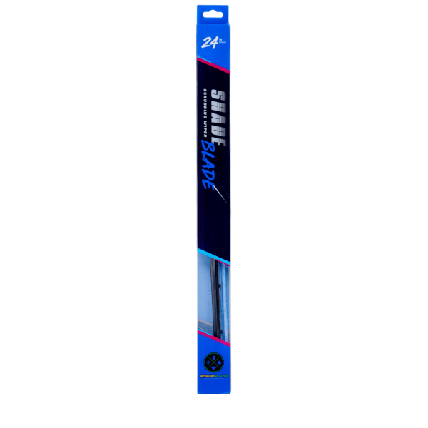 24" 610mm Blue Silicone Shadeblade Wiper Blade