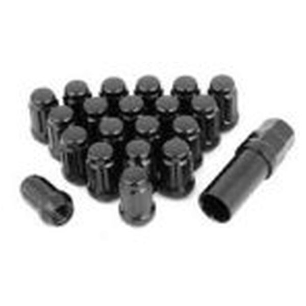 Camburg Engineering M12 x 1.50 ET 6-Lug Spline Wheel Lug Kit (Black) CAM-010044