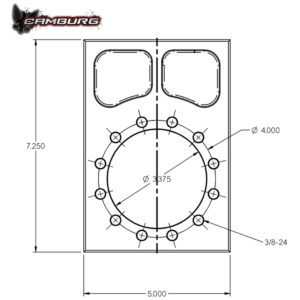 Camburg Engineering 4130 TT Bolt-On Spindle Snout Block CAM-010061
