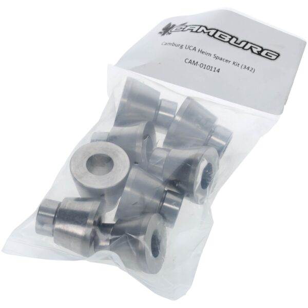 Camburg Engineering Ford F-150 '04-24 | Raptor '17-24 | Chevy/GMC 1500 '19-24 | Toyota Tacoma '05-23 (Trail L/T) | 4-Runner '03-24 (Trail L/T) UCA Heim Spacer Kit CAM-010114
