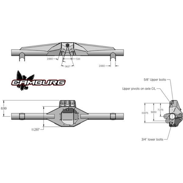 Camburg Engineering Axle Housing CAM-020023