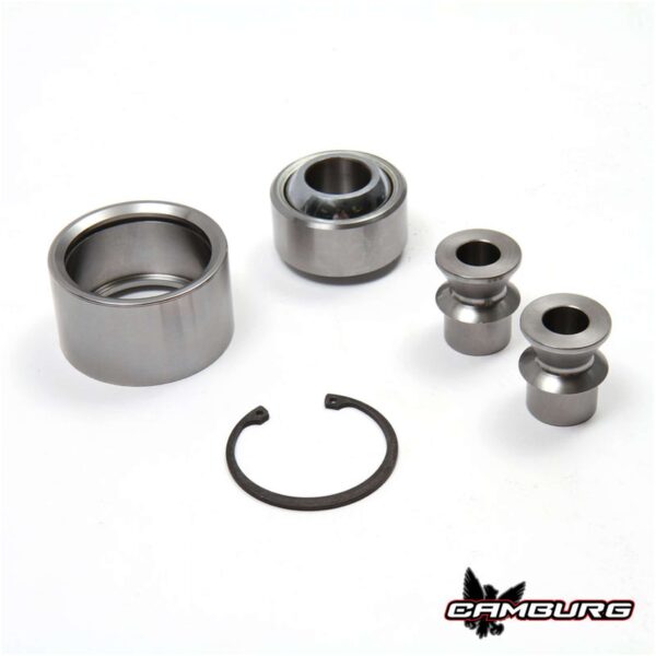 Camburg Engineering 1" Uniball Kit (FK AIN bearing, 1/2" ID tall spacers, 1-1/2" width cup, snap ring) CAM-040042-500-T