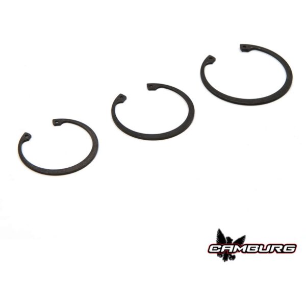 Camburg Engineering 1" Uniball Kit (FK AIN bearing, 1/2" ID tall spacers, 1-1/2" width cup, snap ring) CAM-040042-500-T