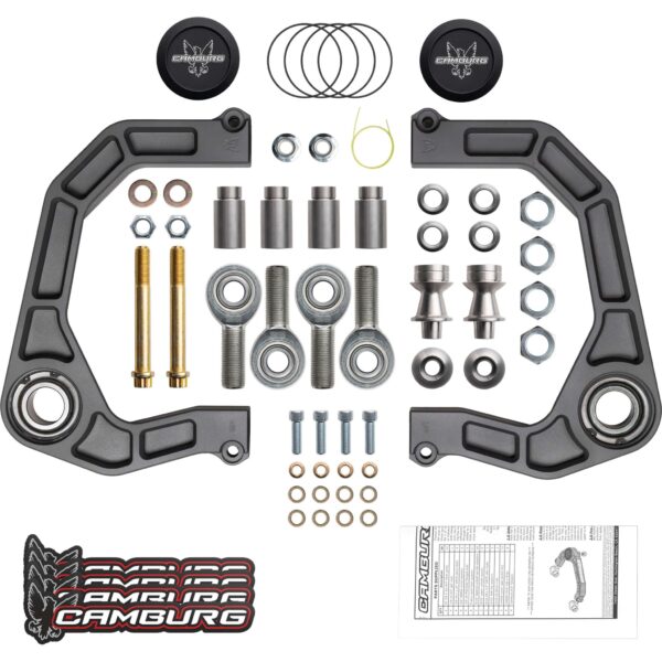 Camburg Engineering 2021-2025 Ford Bronco Excludes Raptor Gray KINETIK Series Control Arm Kit CAM-110214-GRY