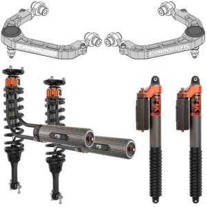 Camburg Engineering 4WD 2021-2024 Ford F-150 Excludes Raptor FOX 3.0 Factory DSC KINETIK Series Lift Kit CAM-110268-K