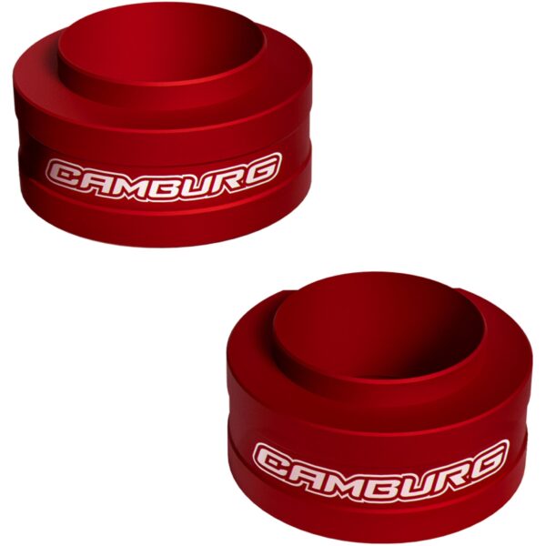 Camburg Engineering 2024-2025 Ford Ranger Raptor Front Coil Spring Preload Kit Red