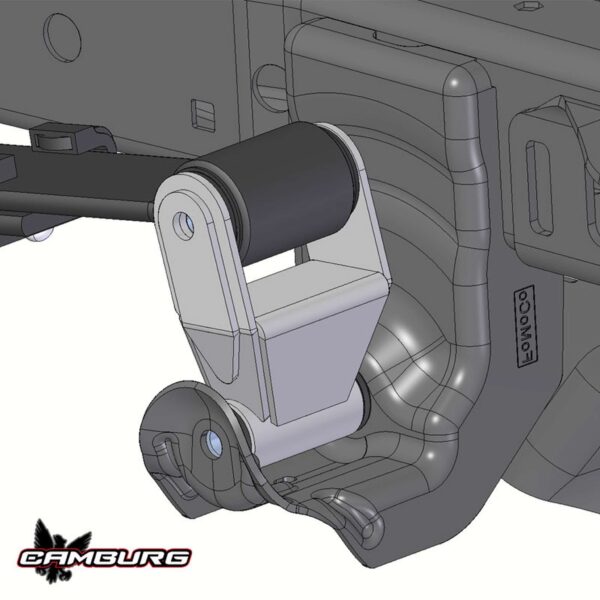 Camburg Engineering 2WD Ford Ranger 1983-2012 | F-150 1982-2003 | Silverado 1500 1999-2018 TIG 4130 Shackles (1.5" Extended) CAM-120004