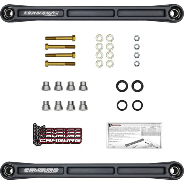 Camburg Engineering 2021-2025 Ford Bronco Excludes Raptor Gray KINETIK Series Trailing Arm Kit CAM-120032-GRY