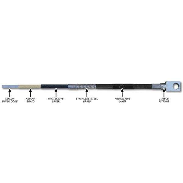 Camburg Engineering Ford Raptor '17-20 L/T Rear Brake Line Kit ( 2.5" | 22"L) CAM-130027