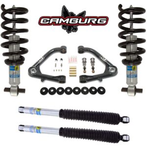 Camburg Engineering 2WD/4WD 2019-2024 Chevrolet Silverado 1500 | GMC Sierra 1500 Excludes Trail Boss/AT4 Bilstein 6112 Lift Kit CAM-210094-U