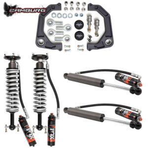 Camburg Engineering 4WD 2019-2024 Chevrolet Silverado 1500 | GMC Sierra 1500 Trail Boss/AT4 FOX 2.5 Elite DSC KINETIK Series Lift Kit CAM-210097-K