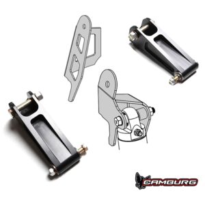 Camburg Engineering 2005-2023 Toyota Tacoma Bump Stop Mounting Kit w/ UCA Gussets Only CAM-310172