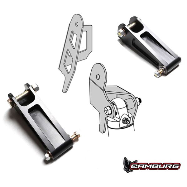 Camburg Engineering Toyota 4-Runner/FJ '03-09 2.5 Front Slapper Bump Stop Mount Kit w/ UCA Gussets Only CAM-310180
