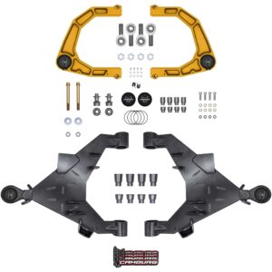 Camburg Engineering 2WD/4WD 2022-2024 Toyota Tundra Gold KINETIK Uniball Trail Series Long Travel Kit CAM-310217-K-GLD