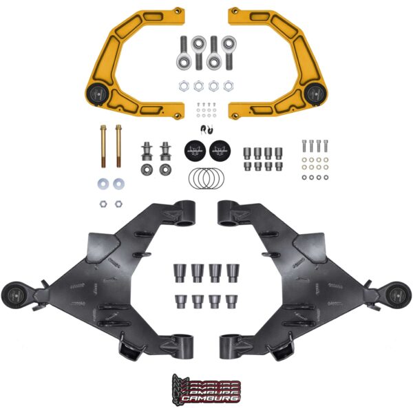Camburg Engineering 2WD/4WD 2022-2024 Toyota Tundra Gold KINETIK Uniball Trail Series Long Travel Kit CAM-310217-K-GLD