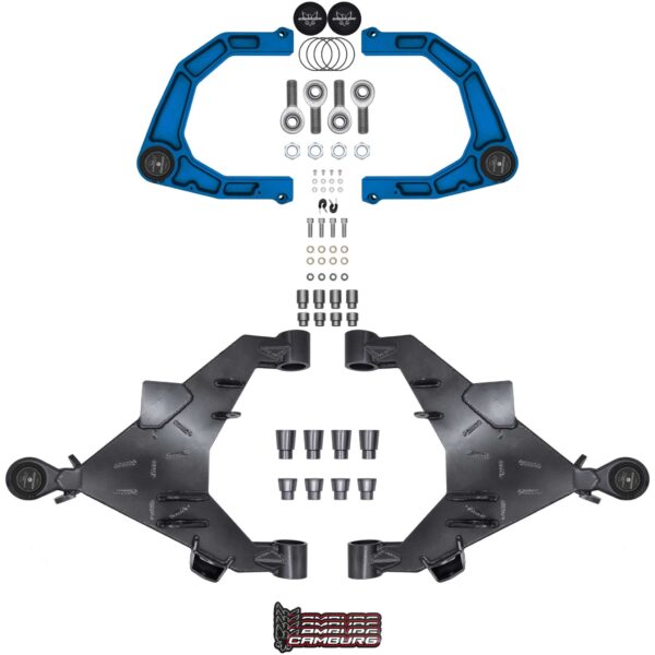 Camburg Engineering 2WD/4WD 2022-2024 Toyota Tundra Blue KINETIK X-Joint XL Trail Series Long Travel Kit CAM-310217-KX-BLU