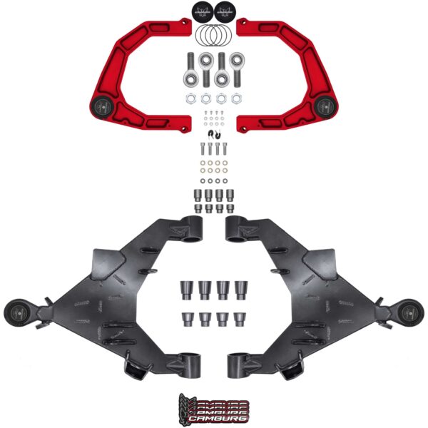 Camburg Engineering 2WD/4WD 2022-2024 Toyota Tundra Red KINETIK X-Joint XL Trail Series Long Travel Kit CAM-310217-KX-RED