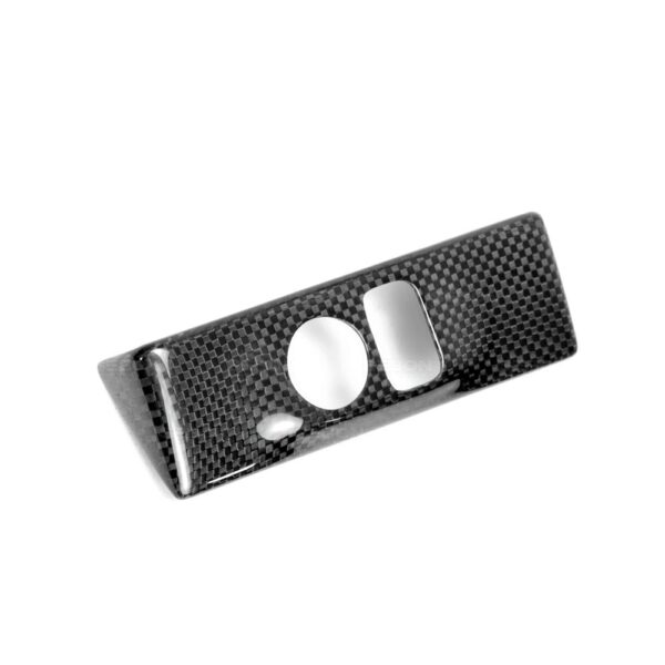 Seibon Carbon, CFI0910NSGTR-D, Carbon fiber interior trim set (6 pcs) for 2009-2014 Nissan GTR Pieces include: mirror control panel cover (1), navigator cover (1), air vents cover (4)