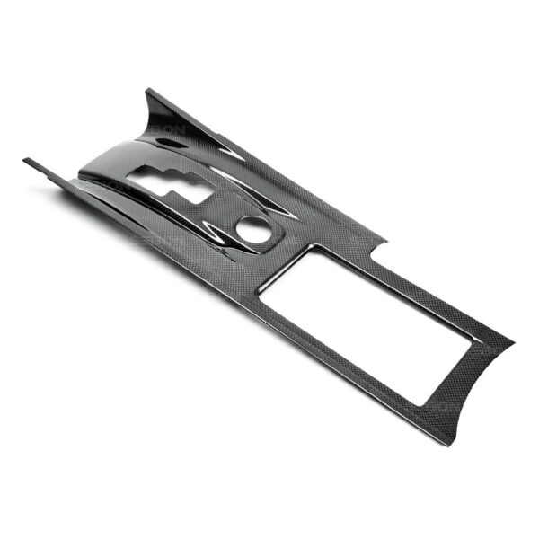 Seibon Carbon, CFI0910NSGTR-F, Carbon fiber center shifter bezel for 2009-2014 Nissan GTR