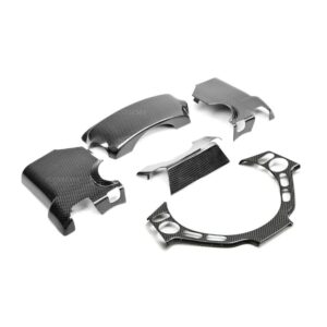 Seibon Carbon, CFI0910NSGTR-G, Carbon fiber steering column surround trim (4 pcs) for 2009-2014 Nissan GTR
