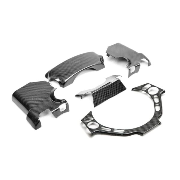 Seibon Carbon, CFI0910NSGTR-G, Carbon fiber steering column surround trim (4 pcs) for 2009-2014 Nissan GTR