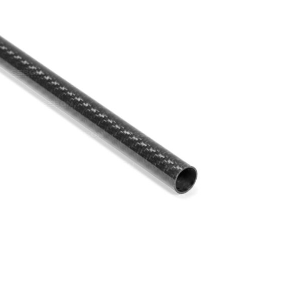 Seibon Carbon, CFTUBE16, Carbon fiber tube, 3k, 2x2 twill weave, shiny finish, OD: 0630"/16mm, wall thickness: 0034"/1mm, length: 47"/1200mm