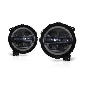 Attica LED Projector Headlights w-Sequential Turn Signal