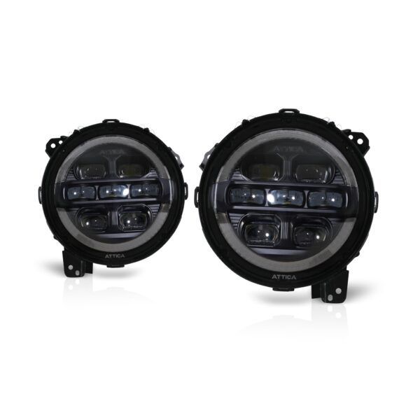 Attica LED Projector Headlights w-Sequential Turn Signal