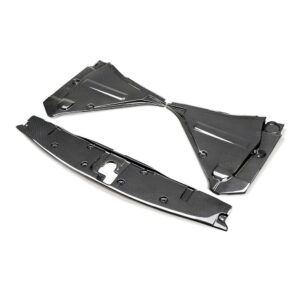 Seibon Carbon, CP0910NSGTR, Carbon fiber cooling panel set for 2009-2011 Nissan GTR (3-piece)