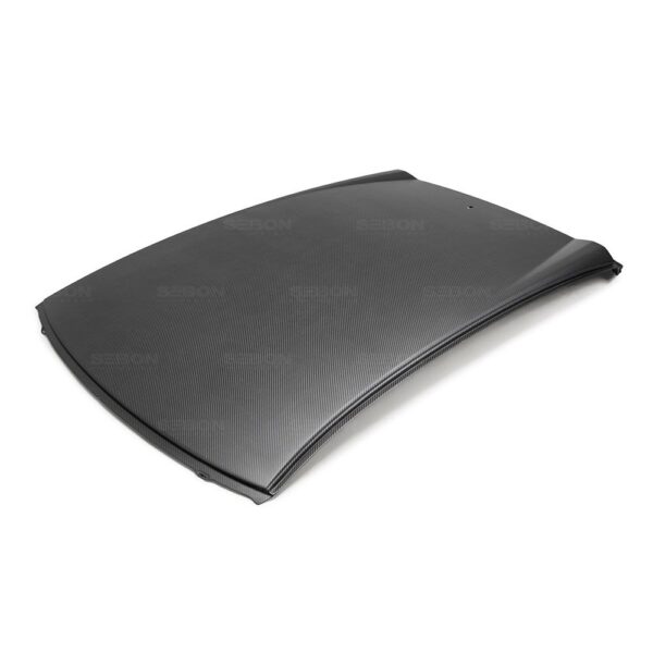Seibon Carbon, CR17HDCVR-DRY, Dry carbon roof replacement for 2017-2020 Honda Civic Type R *All Dry Carbon Products Are Matte Finish