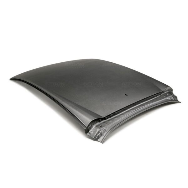 Seibon Carbon, CR17HDCVR-DRY, Dry carbon roof replacement for 2017-2020 Honda Civic Type R *All Dry Carbon Products Are Matte Finish
