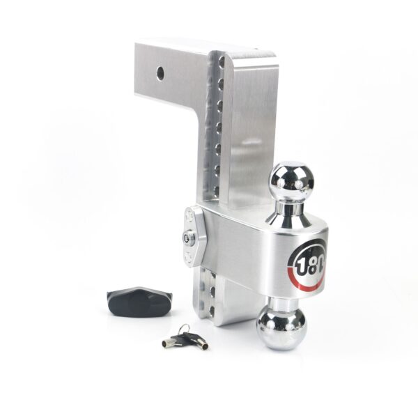 180 Hitch Chrome Ball 10" Drop Hitch with 3" Shank
