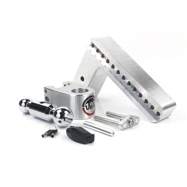 180 Hitch Chrome Ball 10" Drop Hitch with 3" Shank