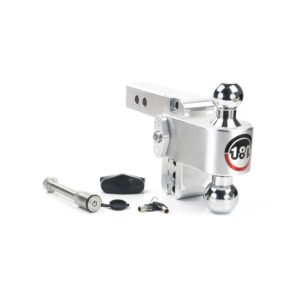 180 Hitch Chrome Ball 4" Drop Hitch with 2" Shank Keyed Alike WS05 Included