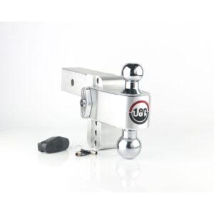 180 Hitch Chrome  Ball - 4" Drop for 2.5" Receiver -