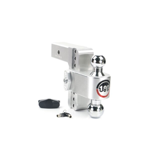 180 Hitch Chrome Ball 6" Drop Hitch with 2.5" Shank