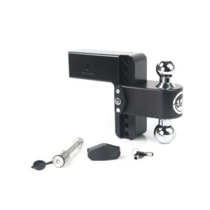 180 Hitch Chrome 6" Drop Hitch with 3" Shank w/ Keyed Alike WS05