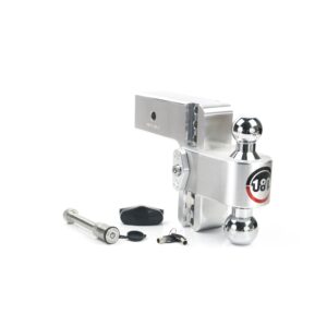 180 Hitch Chrome Ball 6" Drop Hitch with 3" Shank Keyed Alike WS05 Included