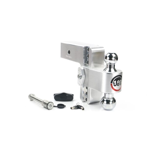 180 Hitch Chrome Ball 6" Drop Hitch with 3" Shank Keyed Alike WS05 Included