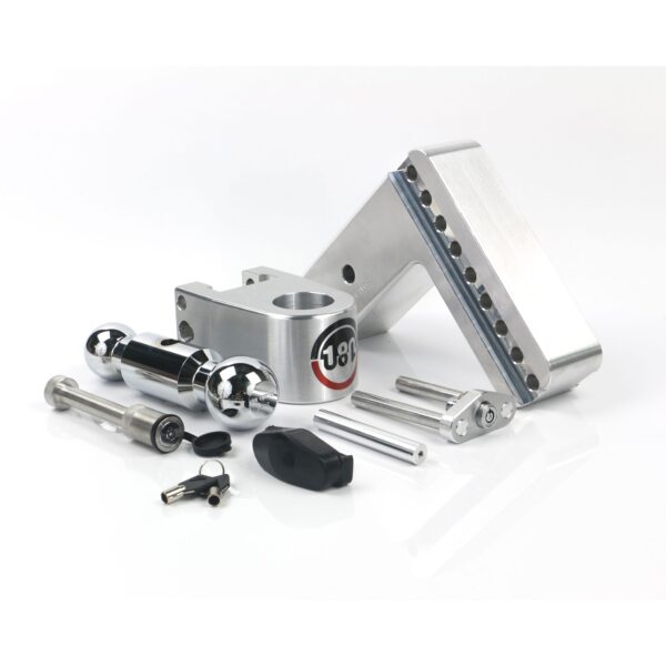 180 Hitch Chrome Ball 6" Drop Hitch with 3" Shank Keyed Alike WS05 Included