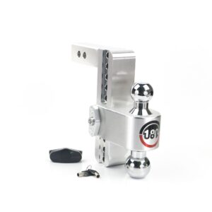 180 Hitch Chrome Ball 8" Drop Hitch with 2" Shank